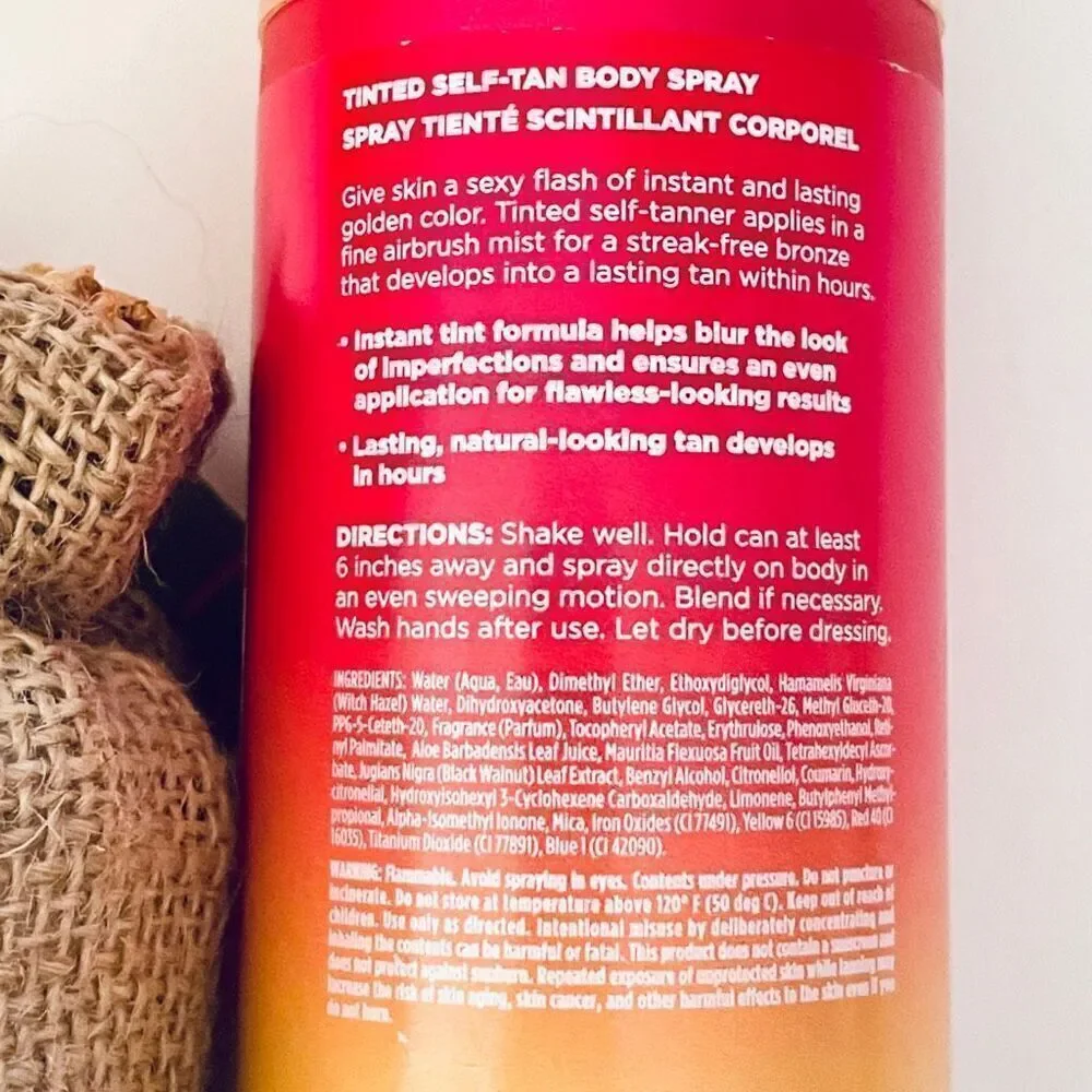 NWT Victoria’s Secret BEACH SEXY Self-Tanning Tinted Self Tan Body Spray 4.4Floz